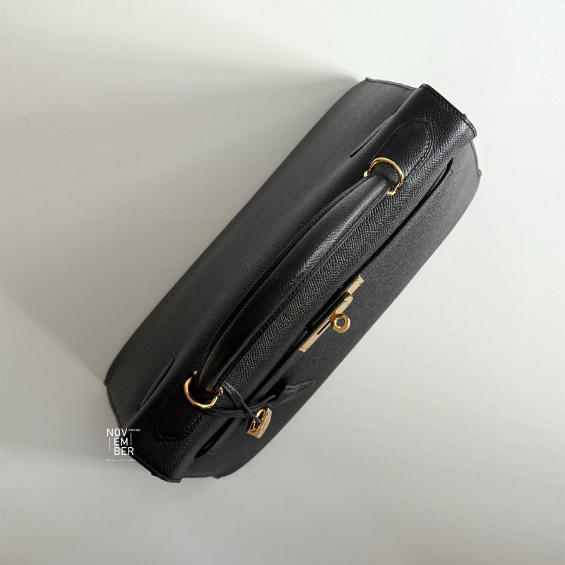 99新🆕 全配有購證🙌🏻 Hermès 愛馬仕 Kelly 32 黑色金釦-5