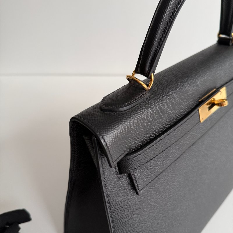 99新🆕 全配有購證🙌🏻 Hermès 愛馬仕 Kelly 32 黑色金釦-11