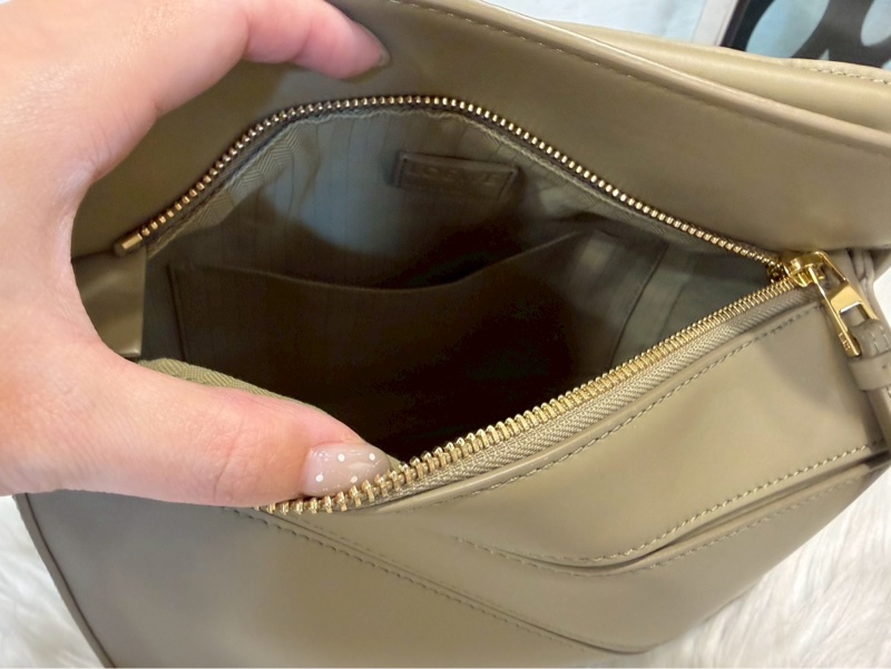 [ 櫃價$128000 ]Loewe Puzzle小號 灰綠色牛皮 好好看-10