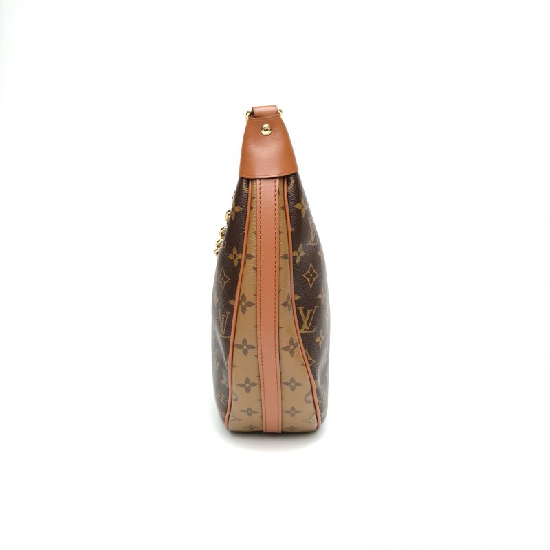 LOUIS VUITTON LoopHobo大豌豆月亮包老花PVC晶片肩背包-1