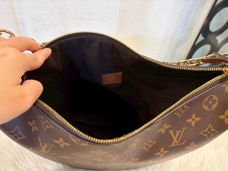 ［ 時髦大包 ］LV Loop Hobo 老花彎月包 晶片款-6