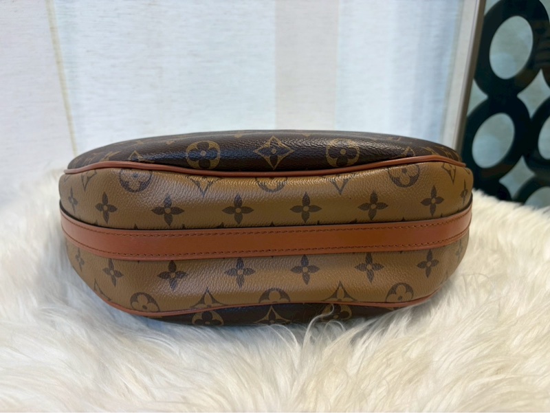 ［ 時髦大包 ］LV Loop Hobo 老花彎月包 晶片款-7