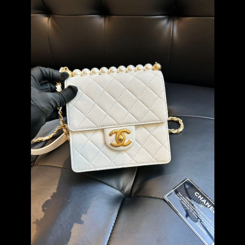 Chanel pearl mini square-2
