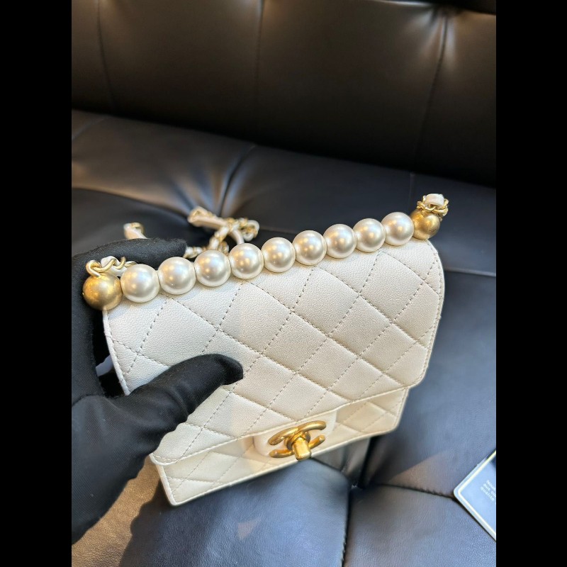 Chanel pearl mini square-5