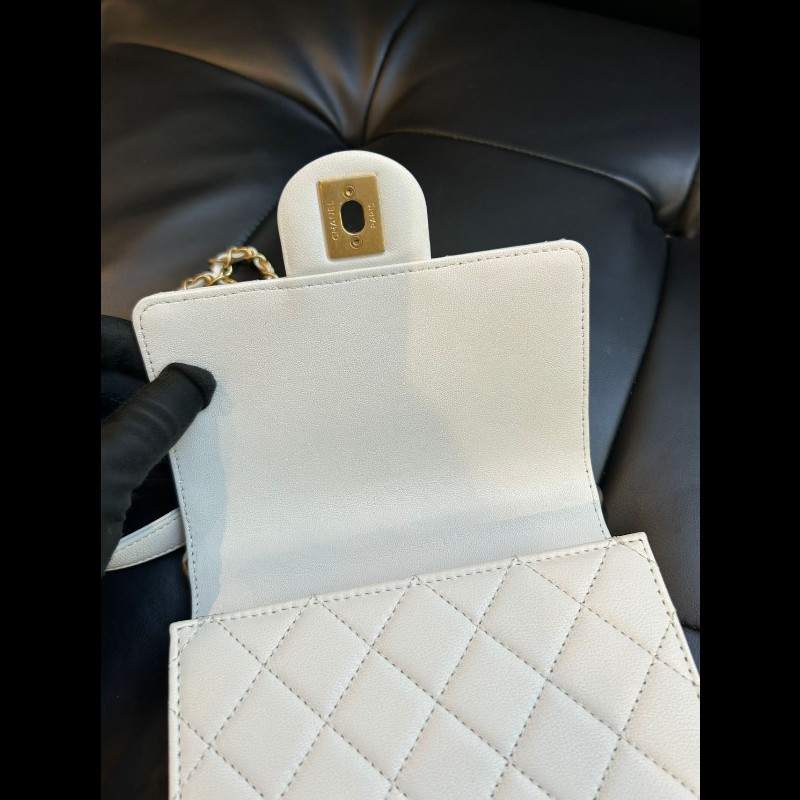 Chanel pearl mini square-13