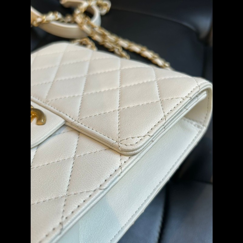 Chanel pearl mini square-14