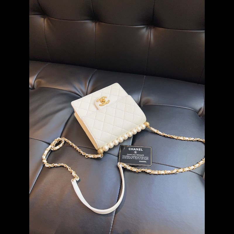 Chanel pearl mini square-24