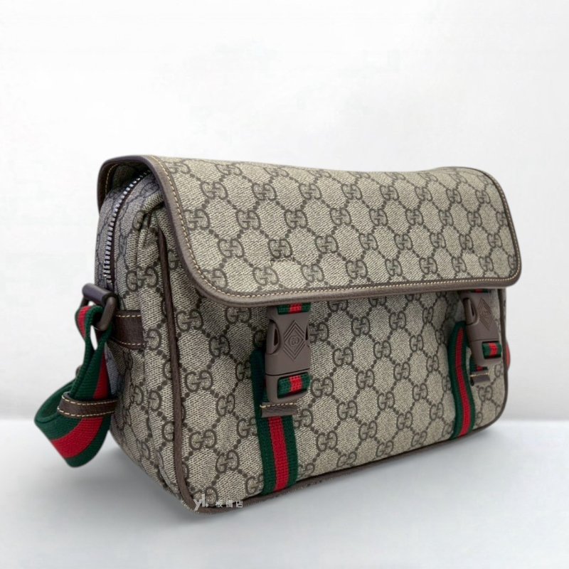 S5199-Gucci GG MESSENGER下蓋郵差包760123-1