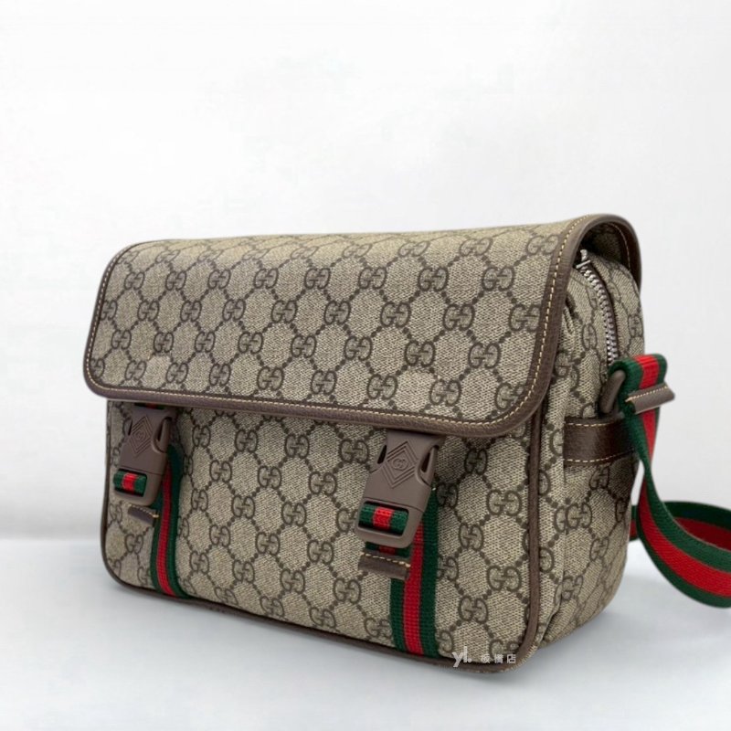 S5199-Gucci GG MESSENGER下蓋郵差包760123-2