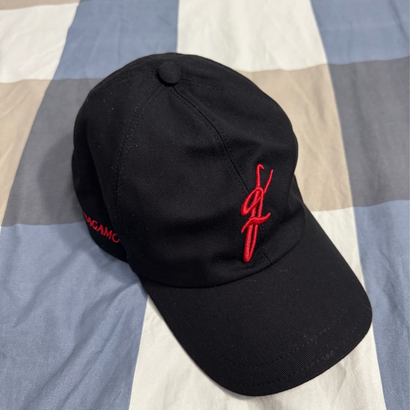 Ferragamo 菲拉格慕 經典logo 棒球帽 帽子-0