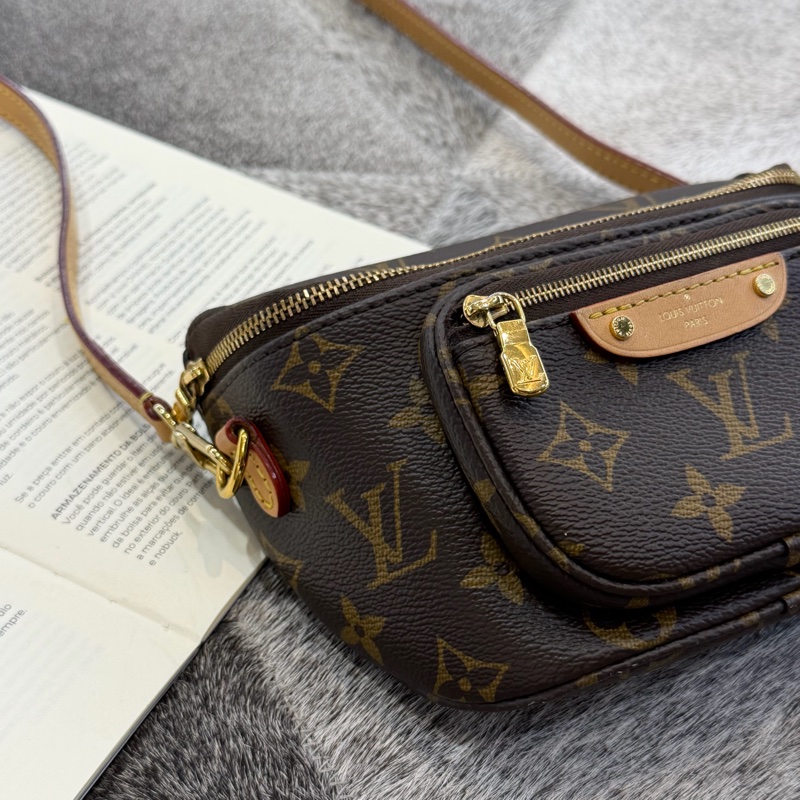 LV MINI BUMBAG老花鏈袋腰包/M82335晶片-2