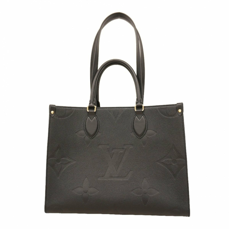 路易威登 Monogram Empreinte OnTheGo MM 手提包 M45595 黑色（黑色）女士兩用包-0