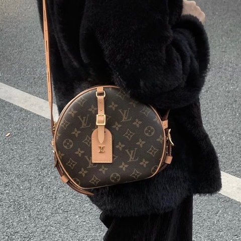 LV新💕原花Boite Chapeau Souple圓餅包 M52294