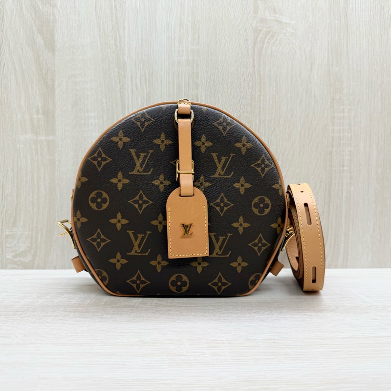 LV新💕原花Boite Chapeau Souple圓餅包 M52294-1