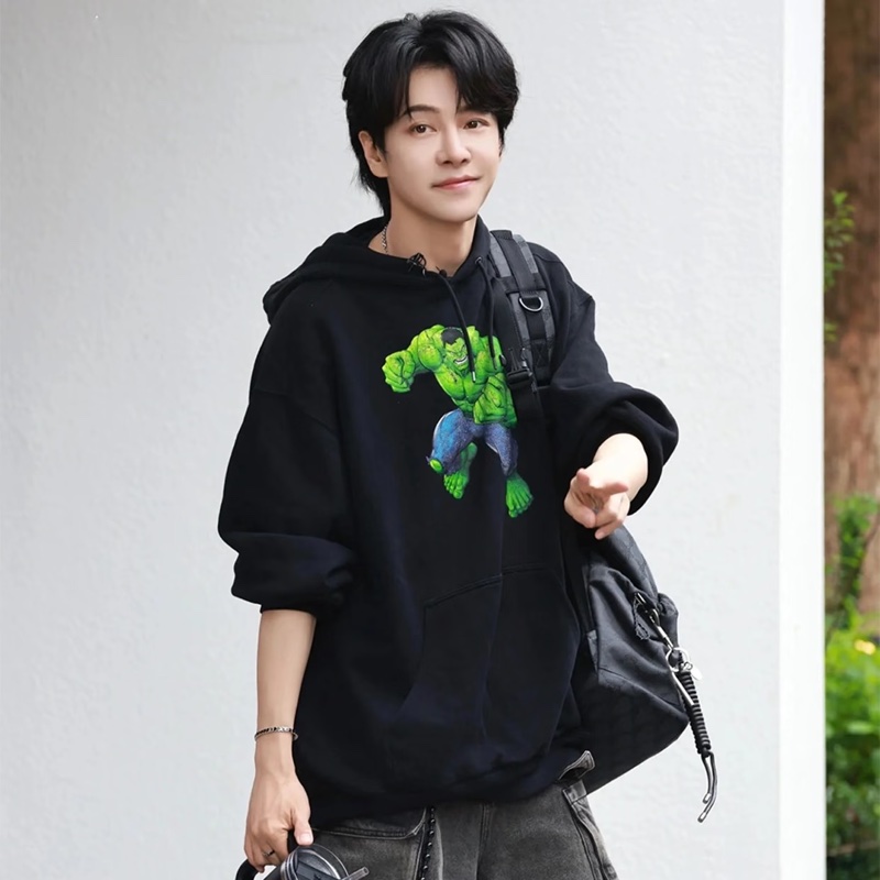 Balenciaga 巴黎世家 漫威聯名 綠巨人 限量 帽T 徐海喬同款-8