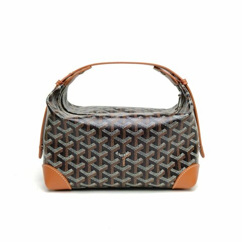 GOYARD BOEING25洗漱包棕色PVC肩背包