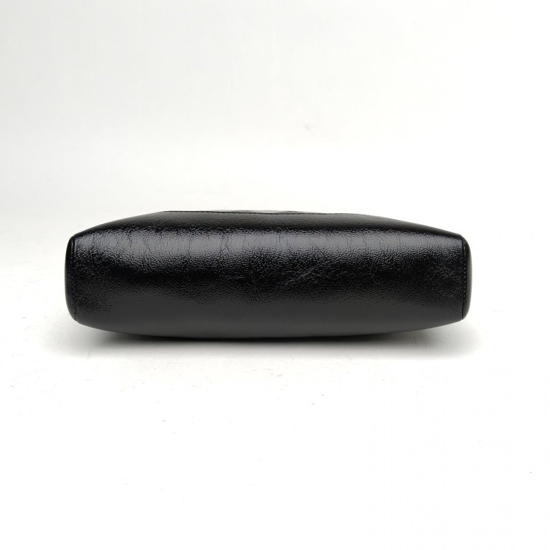 CHANEL 31Bag24B/23*22黑色羊皮晶片開金扣肩背包-4
