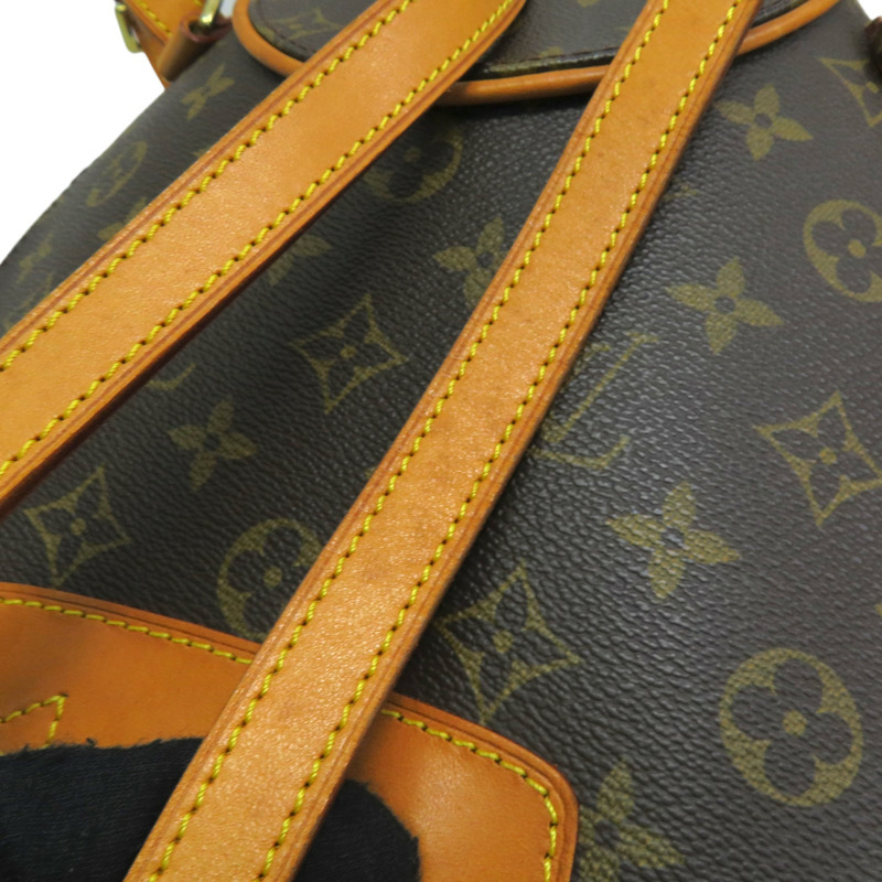 棕色 原花 帆布 Ellipse Sac a Dos 後背包【LOUIS VUITTON LV 路易威登】 M51125-12