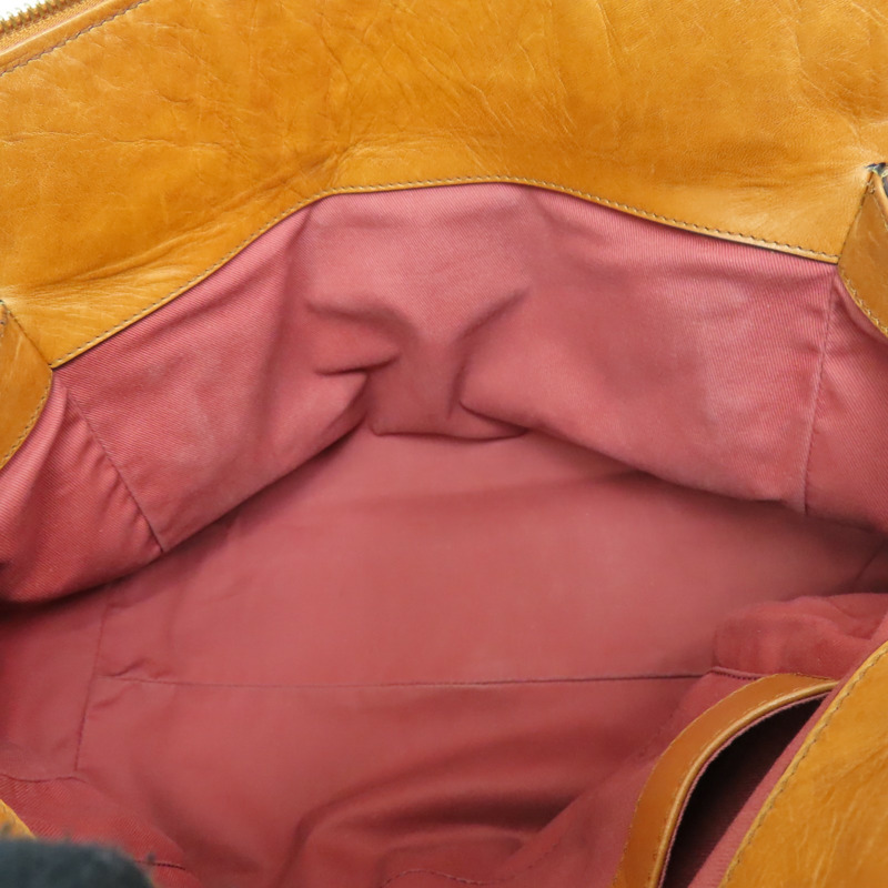 棕色 牛皮 Victoria 手提包【Chloe 克羅伊】-6