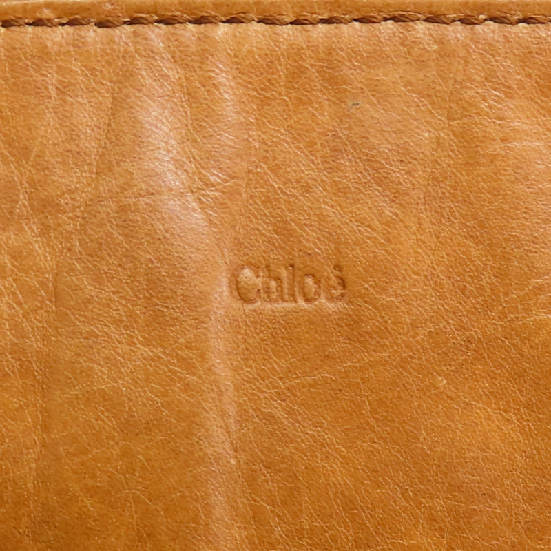 棕色 牛皮 Victoria 手提包【Chloe 克羅伊】-7