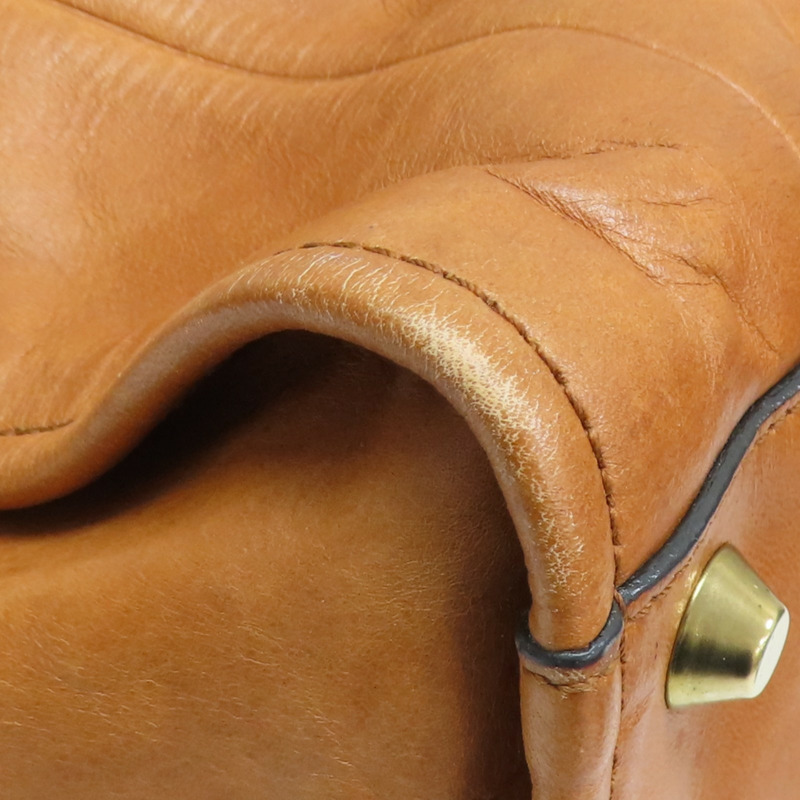 棕色 牛皮 Victoria 手提包【Chloe 克羅伊】-12