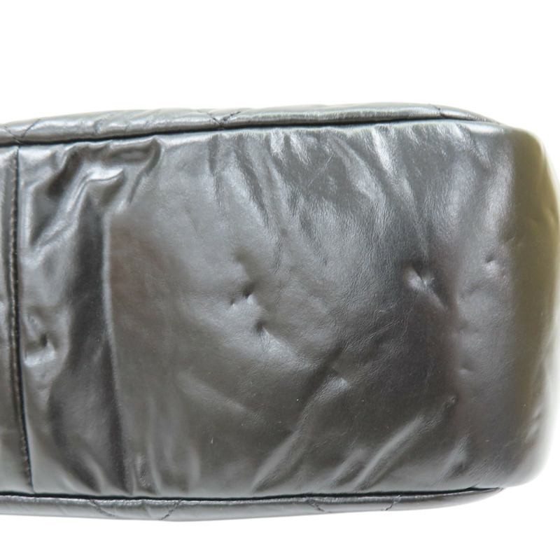 黑色 菱格紋 羊皮 Express Bowling 兩用包【CHANEL 香奈兒】-17