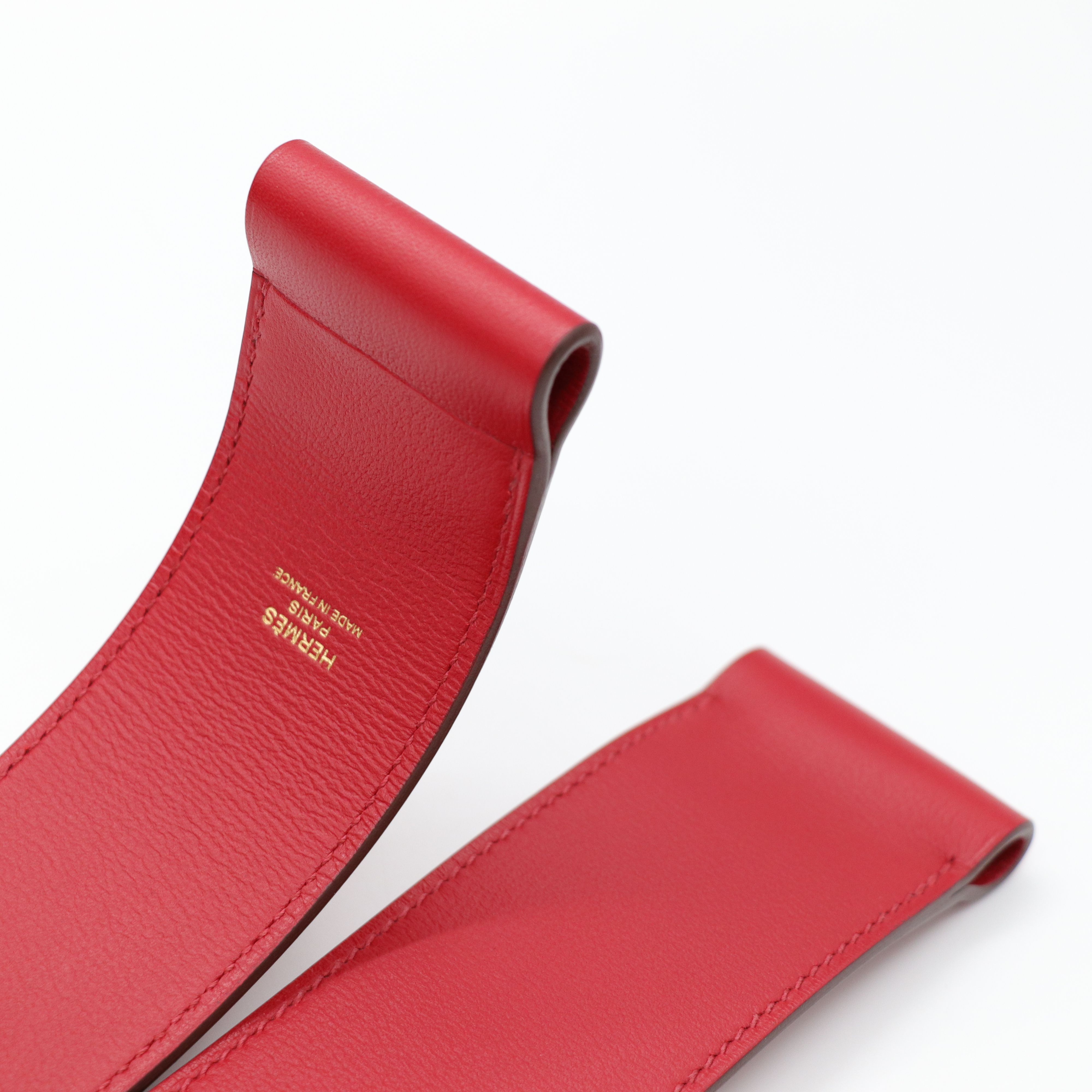 Hermès 愛馬仕 New Drag 蘋果紅 Swift 牛皮 手提包 醫生包 U 刻-11