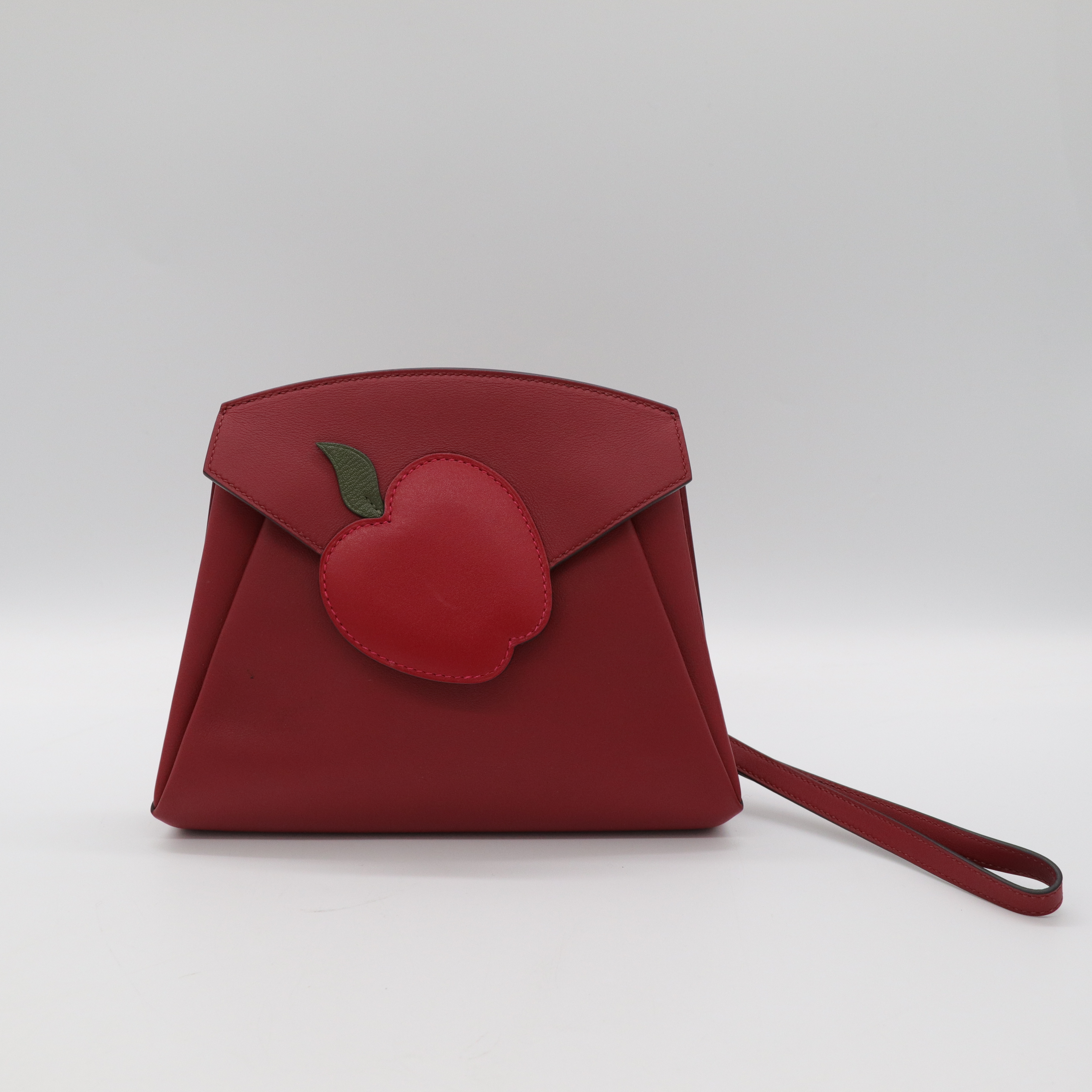 Hermès 愛馬仕 Tutti Frutti 立體 蘋果 Swift Box 牛皮 手提包  X刻-4