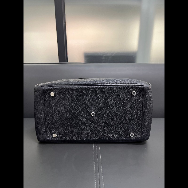 Hermes Lindy30 黑色銀扣-1