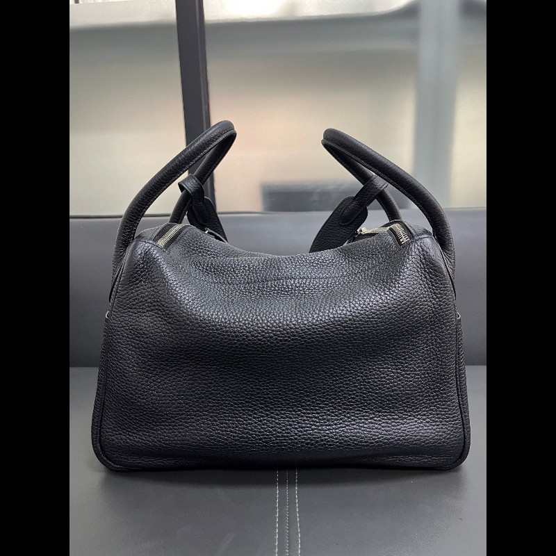Hermes Lindy30 黑色銀扣-3