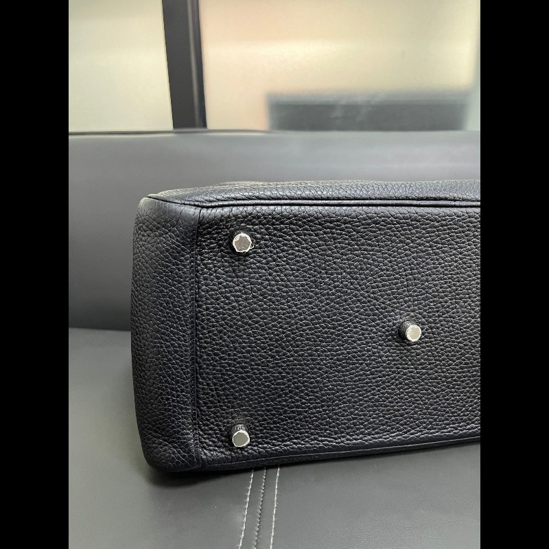 Hermes Lindy30 黑色銀扣-6