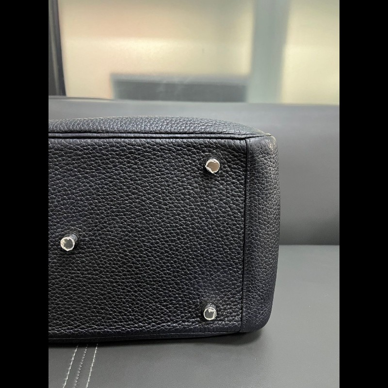 Hermes Lindy30 黑色銀扣-7