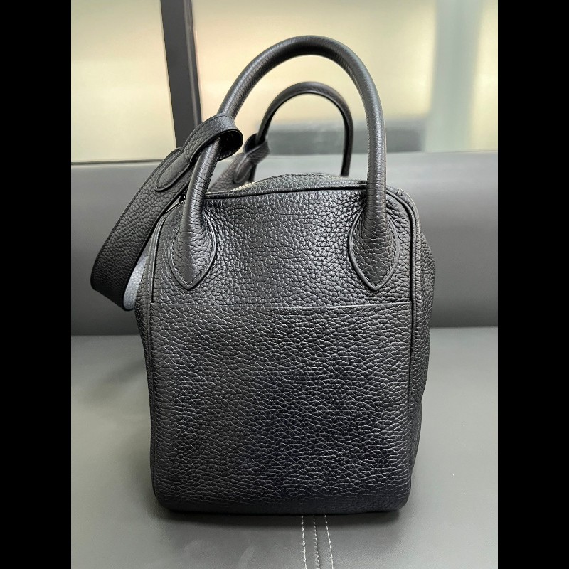Hermes Lindy30 黑色銀扣-8