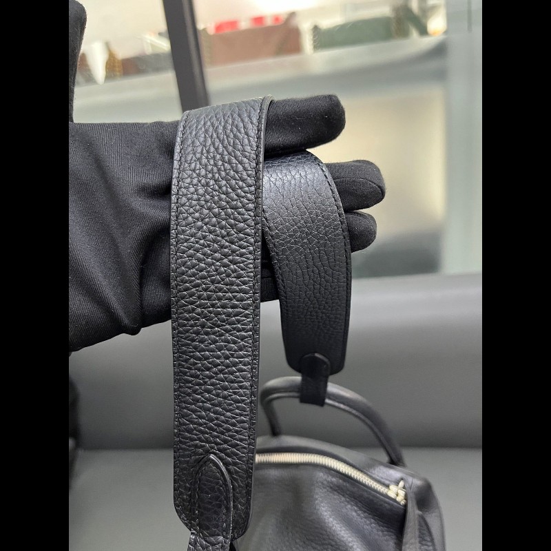 Hermes Lindy30 黑色銀扣-9