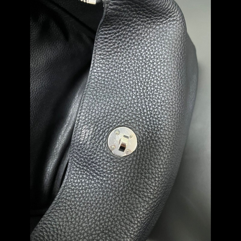 Hermes Lindy30 黑色銀扣-18