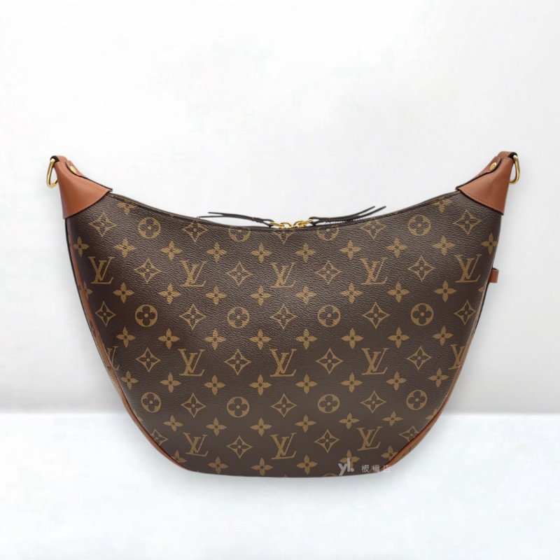 S5254-LV Loop Hobo雙色原花月亮包M46311-3