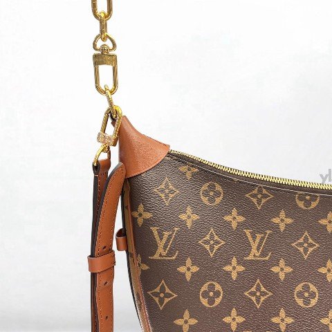 S5254-LV Loop Hobo雙色原花月亮包M46311-7