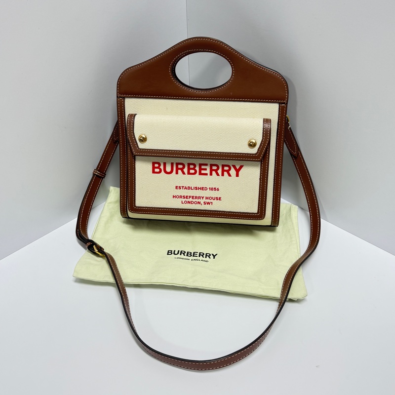 （超級新🆕） Burberry Mini Tote 斜背包 【專櫃新款$49,900】-0