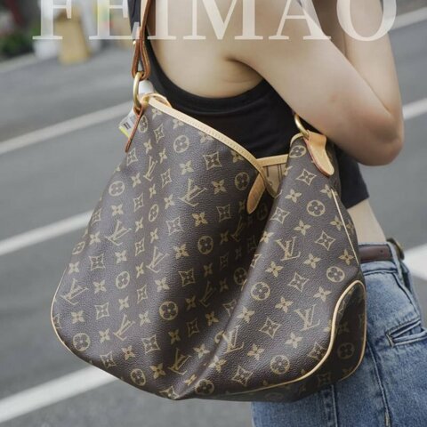 母親節特惠 亂亂賣 LV 原花Delightful 🎀 🎀 M40353 PM (小號)肩背包 購物包