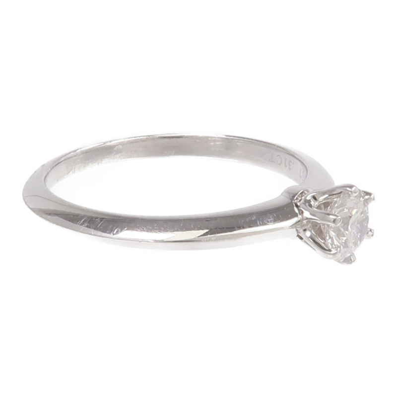 TIFFANY＆CO PT950鉑金Diamond Ring鑽石戒指-3