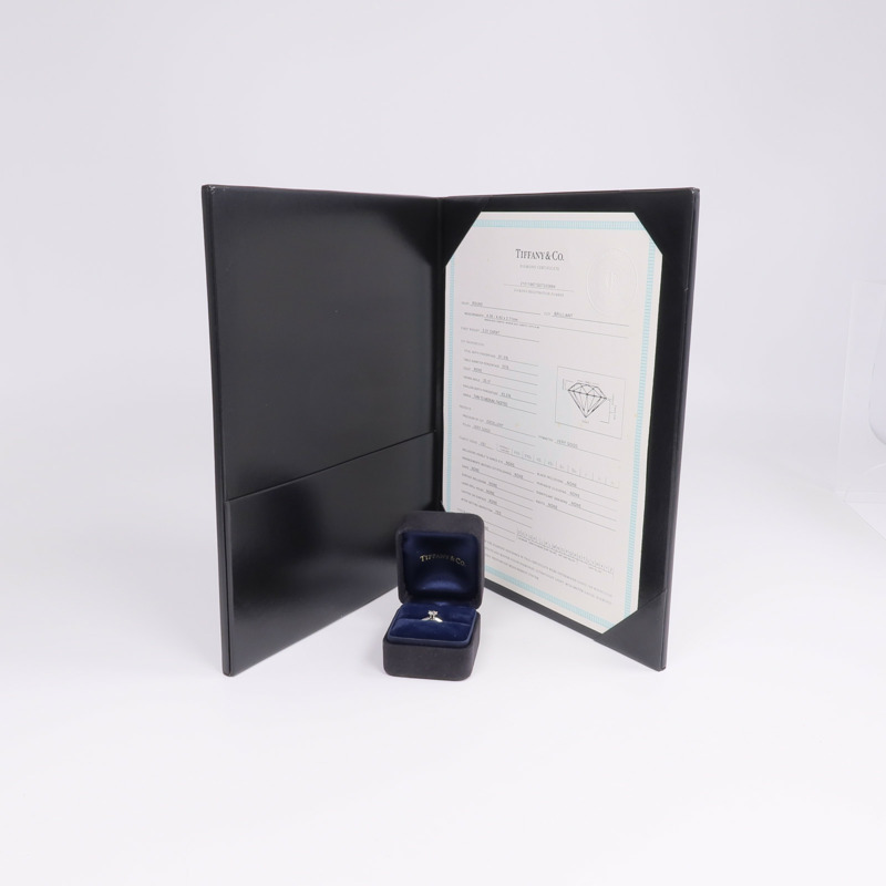 TIFFANY＆CO PT950鉑金Diamond Ring鑽石戒指-8