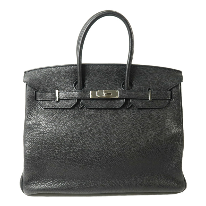 HERMES Togo皮革Birkin 35手挽袋Noir-0