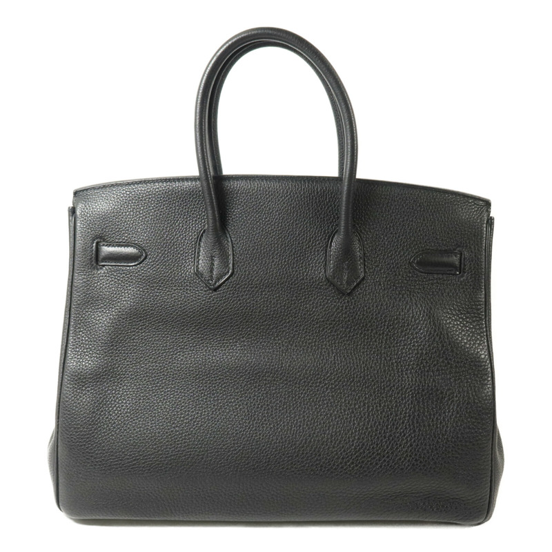 HERMES Togo皮革Birkin 35手挽袋Noir-2