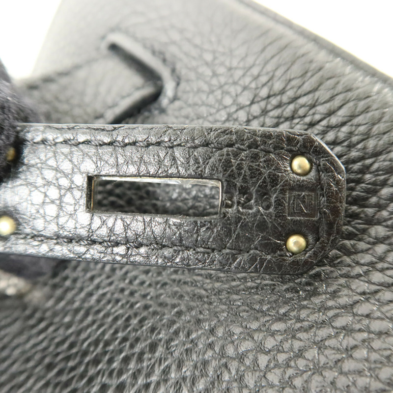 HERMES Togo皮革Birkin 35手挽袋Noir-6