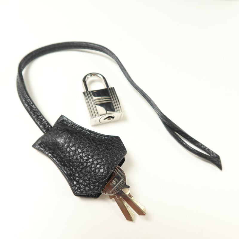 HERMES Togo皮革Birkin 35手挽袋Noir-8