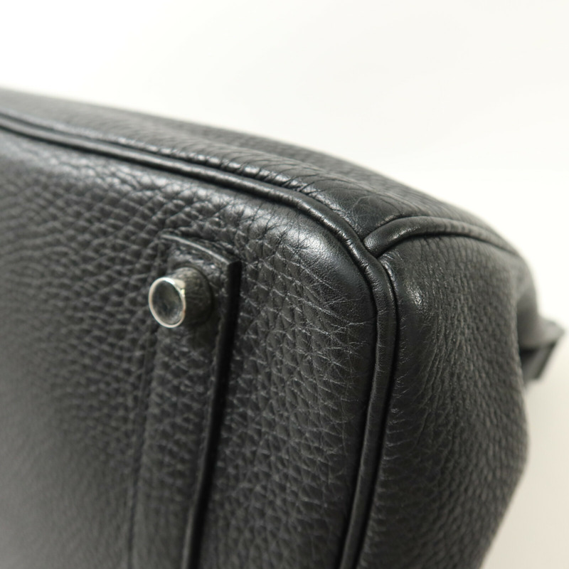 HERMES Togo皮革Birkin 35手挽袋Noir-14