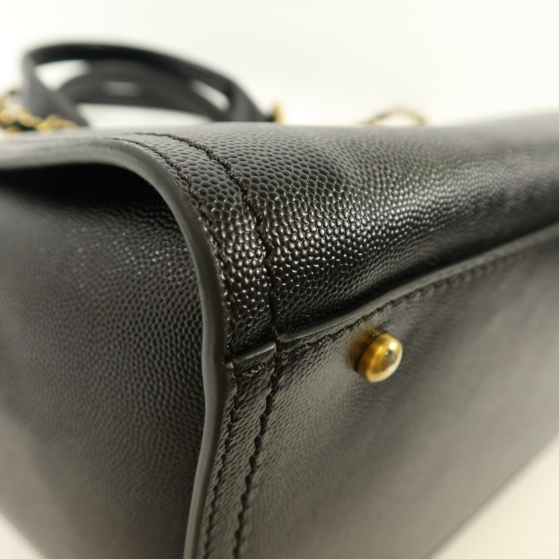 CHANEL 牛皮皮革Deauville Tote Bag手挽肩背兩用袋-10