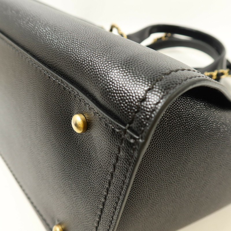 CHANEL 牛皮皮革Deauville Tote Bag手挽肩背兩用袋-11