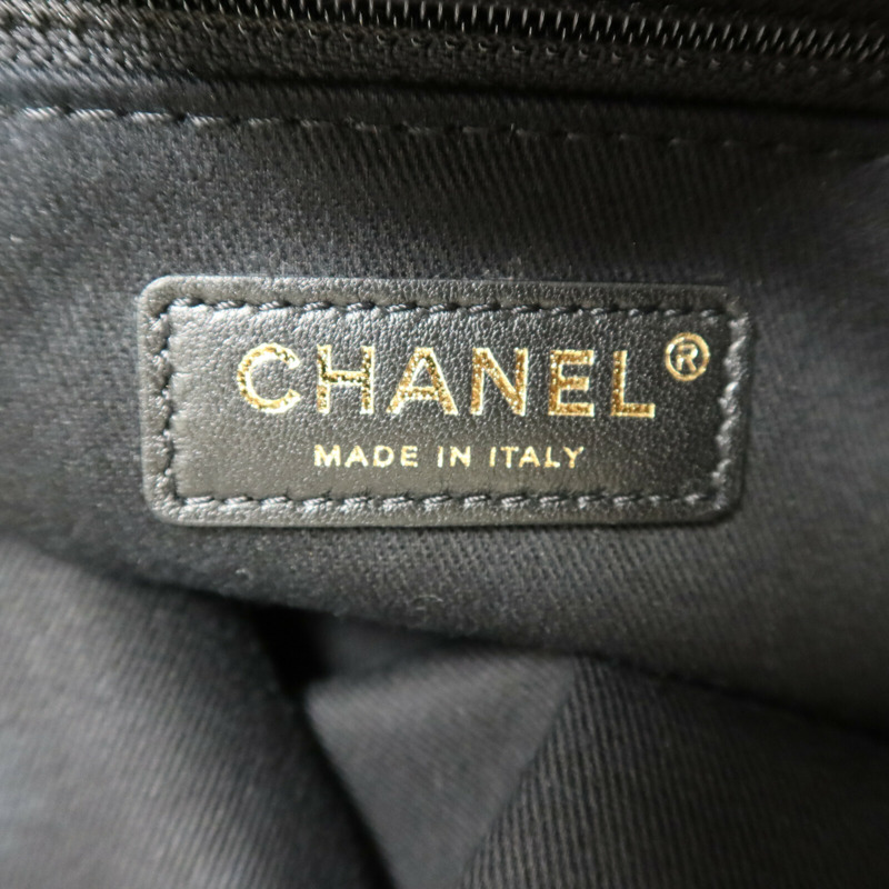 CHANEL 帆布Deauville Tote Bag手挽肩背兩用袋-5