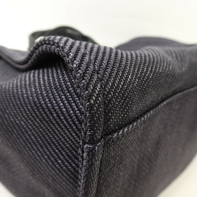 CHANEL 帆布Deauville Tote Bag手挽肩背兩用袋-10